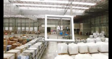 Yapay zeka depoya çeşitli malzeme ve ekipmanlarla mesaj atmış. Lojistik, tedarik zinciri, depolama, envanter, imalat, sanayi