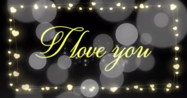 Parlayan kalpler ve ışık saçan metin animasyonlarına bayılıyorum. romantizm, sevgililer günü, sevgi, dijital, kutlama, duygusallık