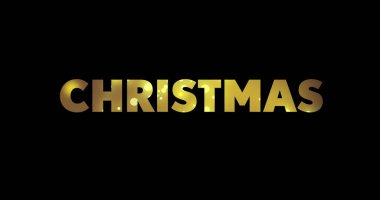 Siyah arka planda peri ışıkları olan bir noel mesajı resmi. Noel, kutlama ve gelenek konsepti dijital olarak oluşturuldu.