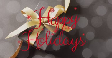 Noel hediyesi olarak gelen bir mesajın resmi bu. Noel, şenlik, gelenek ve dijital olarak üretilen görüntü konsepti.