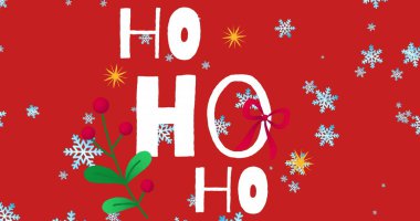 Yılbaşı tebriklerinin resmi Noel süslemesi üzerine yazılmış. Noel, gelenek, kutlama ve şenlik kavramı dijital olarak oluşturuldu.