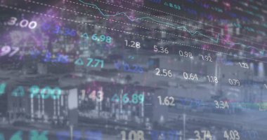 Şehir planından hisse senedi verisi görüntüsü. Maliye, ekonomi, borsa, yatırım, ticaret, iş