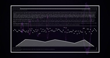 Siyah arkaplan üzerinde dijital veri işleme resmi. Dijital olarak oluşturulmuş küresel bağlantılar, hesaplama ve veri işleme kavramı.