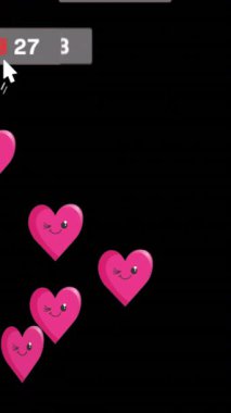 Siyah arka planda kalp ve sosyal medya tepkilerinin canlandırılması. Sosyal medya ve iletişim konsepti dijital olarak oluşturulmuş video.