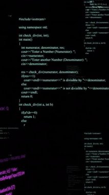 Siyah arkaplanda veri işleme animasyonu. küresel teknoloji ve dijital arayüz kavramı dijital olarak oluşturulmuş video.