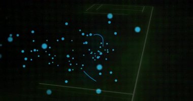 Parlayan kilit ve kalkanın animasyonu dijital bağlantılarla siber güvenliği sembolize ediyor. Koruma, şifreleme, teknoloji, ağ, güvenlik, güvenlik duvarı