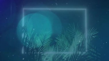 Tropikal yapraklara düşen kar taneleri ışıldayan bir çerçeve canlandırma etkisi yaratıyor. Kış, doğa, yeşillik, kontrastlık, mevsimlik