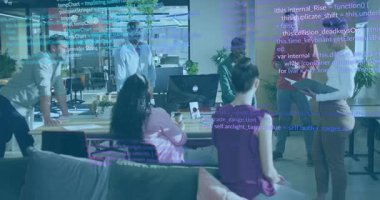 Çeşitli takımlar bilgisayar kodlarıyla animasyon üzerinde işbirliği yapıyor. Takım çalışması, işbirliği, teknoloji, yenilik, programlama, çeşitlilik