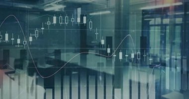 Finansal verileri analiz etmek, modern ofisteki grafik ve grafikleri tartışmak. İş, takım çalışması, finans, analitik, işbirliği, strateji