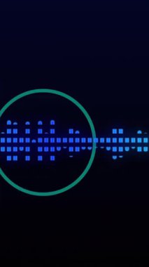 Donanma arka planında dijital arayüz animasyonu. küresel bağlantılar, iş dünyası, dijital arayüz, teknoloji ve ağ konsepti dijital olarak oluşturulmuş video.