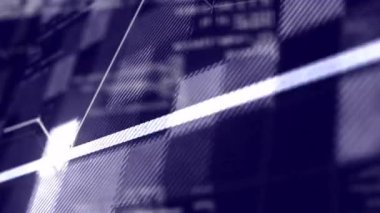 Dijital animasyon arayüzü tasarımında kodlama ve veri görselleştirme elementleri. Teknoloji, yenilik, programlama, yazılım, analitik, grafik