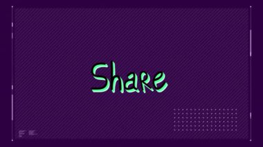 Mor arkaplanda yeşil metin animasyonu ve okul ortamında noktalı desen. Grafikler, eğitici, canlı