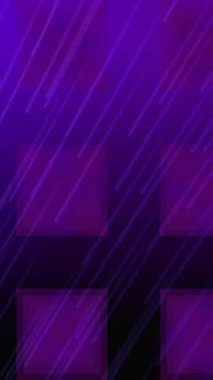 Hareket eden şekillerin üzerindeki ışık izlerinin animasyonu. küresel veri işleme, bağlantılar ve dijital arayüz konsepti dijital olarak oluşturulmuş video.