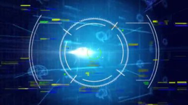 Parlayan mavi ve pembe sinirsel ağ animasyonunu gösteren dijital beyin arayüzü. Teknoloji, yapay zeka, nöroloji, yenilik, fütüristik, bağlantı