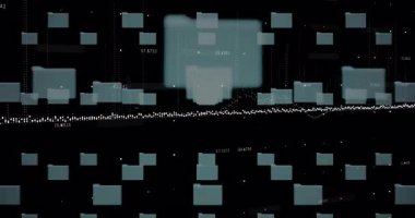 Dijital veri işleme animasyonuyla devre kartı deseni üzerinde anahtar deliği şekli. Teknoloji, siber güvenlik, yenilik, güvenlik, şifreleme, ağ