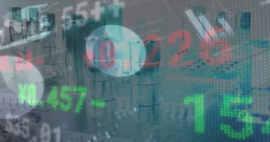 Metal şekiller üzerinde veri ve bilgiyi taşıma görüntüsü. dijital arayüz küresel bağlantılar kavramı dijital olarak oluşturulmuş görüntü.