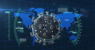 Dijital küreyi kaplayan veri analizleri dünya haritasında küresel finans eğilimlerini gözler önüne seriyor. Teknoloji, görselleştirme, fütürist