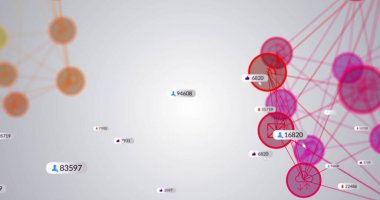 Bağlantı ağları üzerinden afişlerde sosyal medya simgelerinin resmi. küresel iletişim, dijital arayüz ve teknoloji konsepti dijital olarak oluşturulmuş görüntü.