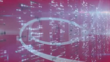 Dijital veri akışları ve teknoloji konsepti için ışık efektleri ile animasyon yaratmak. yenilik, fütüristik, soyut, görselleştirme