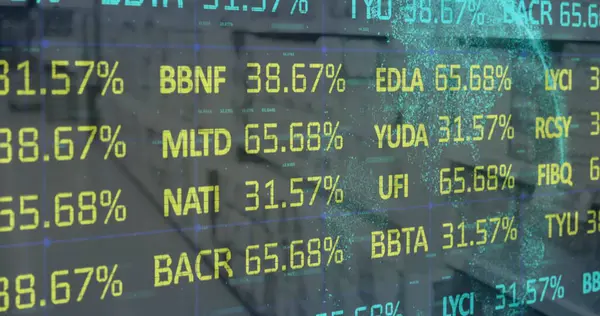 Dükkan içi mali veri işleme görüntüsü. küresel alışveriş, dijital arayüz, teknoloji ve ağ konsepti dijital olarak oluşturulmuş görüntü.