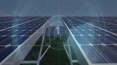 Canlandırmalı güneş panelleri yenilenebilir enerji teknolojisini iş başında sergiliyor. sürdürülebilirlik, yenilik, yeşil enerji, alternatif enerji, çevre dostu, güneş enerjisi