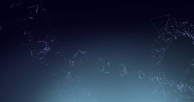 Mavi arkaplanda bağlantılar ve DNA yapısı resimleri. küresel bağlantılar, teknoloji ve dijital arayüz kavramı dijital olarak oluşturulmuş görüntü.
