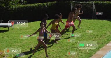 Havuza atlamak, sosyal medya bilgilendirmelerinin yer aldığı bir grup. Yüzme, boş zaman, tatil, keyif, dijital, etkileşim