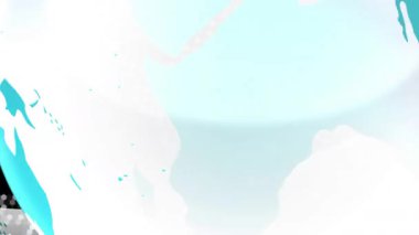 Altıgen desenli dijital küre sahte haber metninin animasyonunu gösteriyor. Teknoloji, yanlış bilgi, iletişim, ağ, siber güvenlik, fütüristik