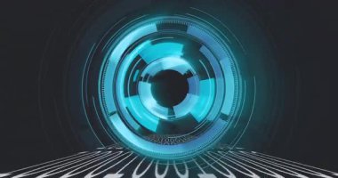 Kadın tasarımcı ev ofisinde işbirliği yapıyor, finans çubuğu grafikleri ve renk çizelgeleri üst üste geliyor. Yaratıcı çalışma alanı, uzak takım çalışması, dijital işbirliği, grafik tasarım, üretkenlik, yenilik, modern iç mekan