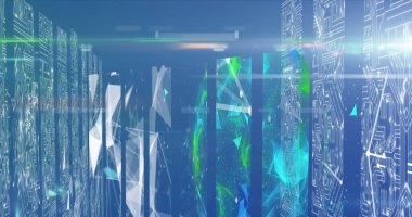 Küre ve bağlantı ağlı metin görüntüsü. Dijital arayüz teknolojisi ve ağ konsepti dijital olarak oluşturuldu.