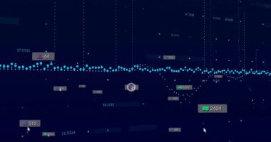 Donanma alanında turkuaz veri kümelerini görüntüleyen arayüz, etiketli sosyal medya simgelerini gösteriyor. Analizler, teknoloji, fütürizm, dijital, yenilik, arayüz, gösterge paneli