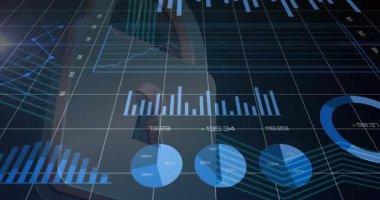 Şeffaf asma kilit simgesi, neon çizgi grafikleri ve donut grafiklerini gösteren siber analitik görüntüler. Siber güvenlik, veri görselleştirme, dijital güvenlik, ağ koruması, teknolojik yenilik, geleceksel tasarım, analitik gösterge paneli