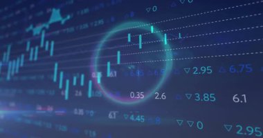 Lens renklendirme çubukları, çizgi grafik verileri, koyu mavi arayüzdeki sayısal etiketler. Finansal, teknoloji, arayüz, analitik, dijital, gösterge paneli, neon