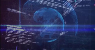 Kadın tasarımcı ev ofisinde işbirliği yapıyor, finans çubuğu grafikleri ve renk çizelgeleri üst üste geliyor. Yaratıcı çalışma alanı, uzak takım çalışması, dijital işbirliği, grafik tasarım, üretkenlik, yenilik, modern iç mekan