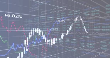 Siyah arkaplan üzerinde veri işleme resmi. küresel iş ve dijital arayüz kavramı dijital olarak oluşturulmuş görüntü.