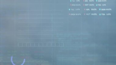 Rüzgâr türbinleri enerji üretirken düz tasarım verileri kırsal yeşil tepeler üzerinde güncelleme yapıyor. Yenilenebilir, sürdürülebilirlik, teknoloji, çevre, analitik, dijital, manzara