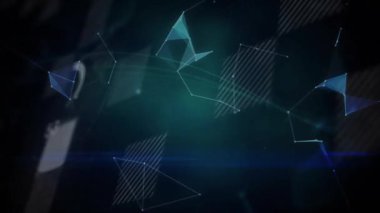 Holografik dijital Dünya küresi karanlık uzayda dönüyor, 142 numarayı gösteriyor, halkalar ve noktalı çizgiler. Futuristik, teknoloji, yenilik, veri görselleştirme, siber, dijital arayüz, ağ