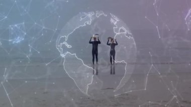 Üst düzey sörfçüler sığ denizde sörf tahtalarını tutuyorlar, teknolojik küresel ağ düğümlerine sahipler. Macera, keşif, bağlantı, teknoloji, esneklik, açık hava, boş zaman