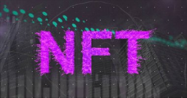 Küre ve bağlantı ağlı metin görüntüsü. Dijital arayüz teknolojisi ve ağ konsepti dijital olarak oluşturuldu.