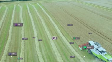 Yeşil-beyaz hasatçıyı, toz toplama alanını tekmeleyen sosyal simgeleri üst sıralarda yüzdüren tozu birleştiriyor. Tarım, hasat, dron, makine, dijital, teknoloji, kırsal