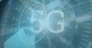 Küre ve bağlantı ağlı metin görüntüsü. Dijital arayüz teknolojisi ve ağ konsepti dijital olarak oluşturuldu.