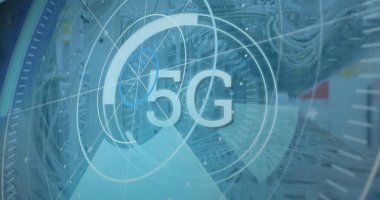 Küre ve bağlantı ağlı metin görüntüsü. Dijital arayüz teknolojisi ve ağ konsepti dijital olarak oluşturuldu.