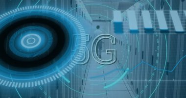 Küre ve bağlantı ağlı metin görüntüsü. Dijital arayüz teknolojisi ve ağ konsepti dijital olarak oluşturuldu.