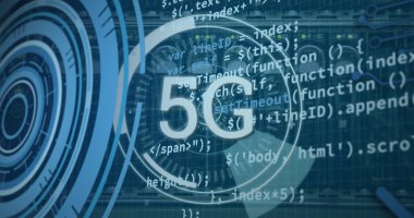 Küre ve bağlantı ağlı metin görüntüsü. Dijital arayüz teknolojisi ve ağ konsepti dijital olarak oluşturuldu.