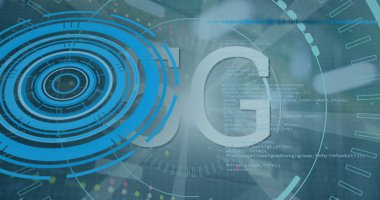 Küre ve bağlantı ağlı metin görüntüsü. Dijital arayüz teknolojisi ve ağ konsepti dijital olarak oluşturuldu.