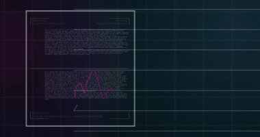 Beyaz panel kod başlıklarını gösteriyor VARICİPLE ALGORITHM, koyu renk grafikler UI üzerinde animasyon. Veri, analitik, görselleştirme, arayüz, teknoloji, gösterge paneli, dijital