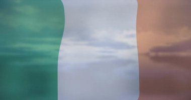 Açık gri panel, yeşil deniz mavisi ve şeftali rengi turuncu panellerle harmanlanmış, düz dizayn edilmiş. Minimalist, soyut, çağdaş, canlı, uyumlu, gradyan, tasarım