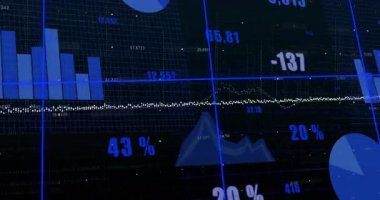 Merkez eksen kesişim noktası torpido gözünde trend çizgisi, bar çizelgesi ve pasta grafiği ile vurgulanıyor. Arayüz, analitik, görselleştirme, teknoloji, veri, gösterge paneli, modern