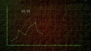 Top inerken çim ve dolgu alanının yeşil grafik animasyonu teknoloji için krampona neden oluyor. Veri görselleştirme, spor analitiği, hareket dinamiği, dijital illüstrasyon, atletik performans, enerjik, minimalist