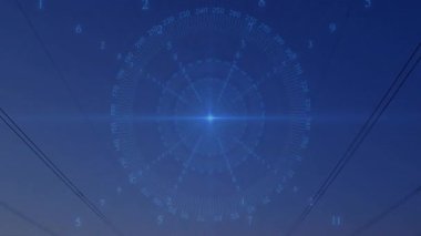 Animasyon arayüz atımına başlıyor, pilonlar ortaya çıkıyor ve gökyüzü harmanlanmış teknoloji alanına kayıyor. Fütürist, peyzaj, dijital, endüstriyel, enerjik, canlı, teknolojiden esinlenilmiş